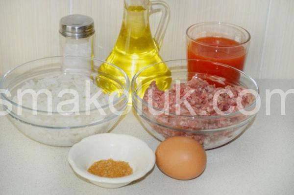 їжачки з фаршу з рисом у духовці 1_їжачки з фаршу з рисом у духовці