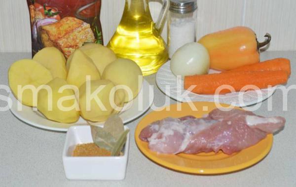 1_печеня зі свинини з картоплею