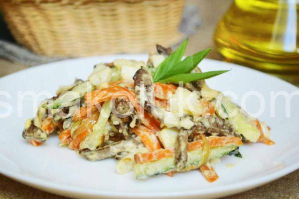 15_салат з печінкою, морквою та яйцями
