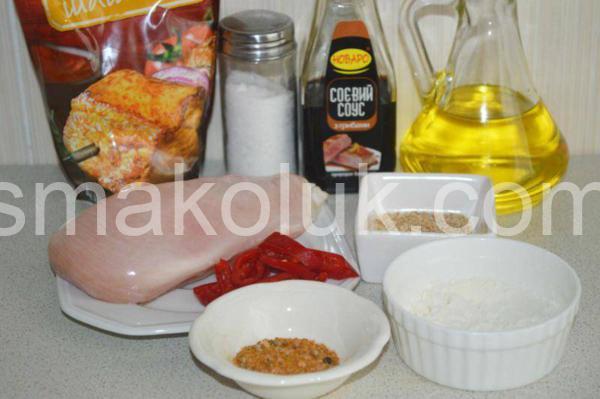 1_курка китайською в кисло-солодкому соусі