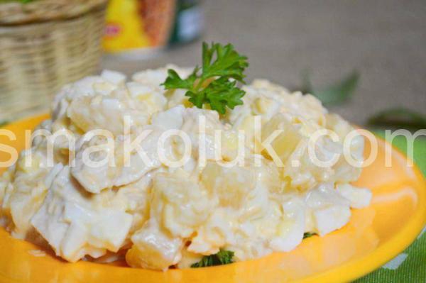 11_салат з куркою, ананасами та сиром