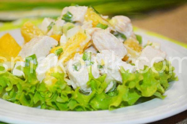 9_салат з куркою, апельсинами та сиром