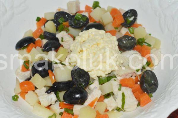 9_салат з куркою та виноградом
