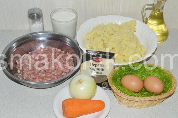 1_картопляна запіканка з фаршем у духовці