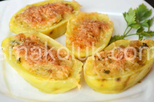 18_картопля, фарширована салом у духовці