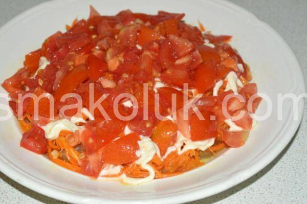 9_шаровий салат з корейською морквою та баклажанами
