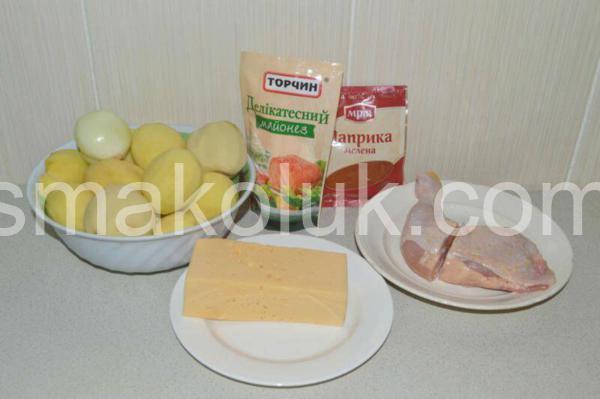 курка з картоплею в духовці 1_курка з картоплею в духовці