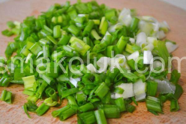1_салат з шинкою, горошком та зеленою цибулею