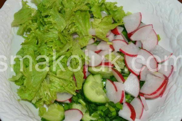 6_салат з редисом, огірками та крес-салатом