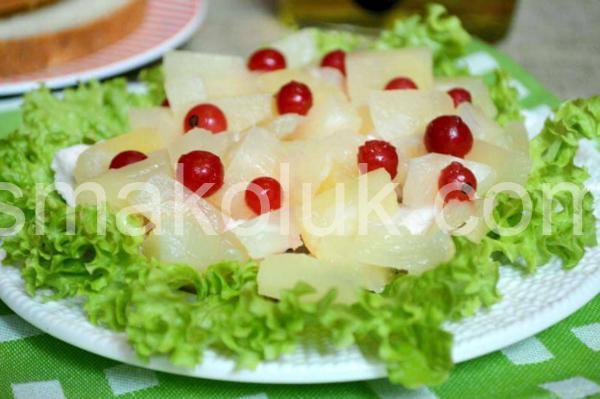 салат з куркою та ананасами 7_салат з куркою та ананасами