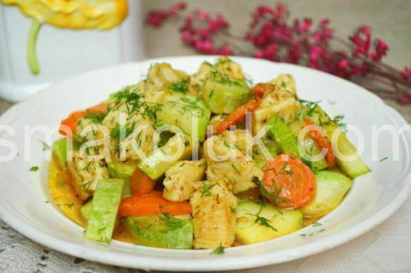 11_тушковані кабачки з куркою
