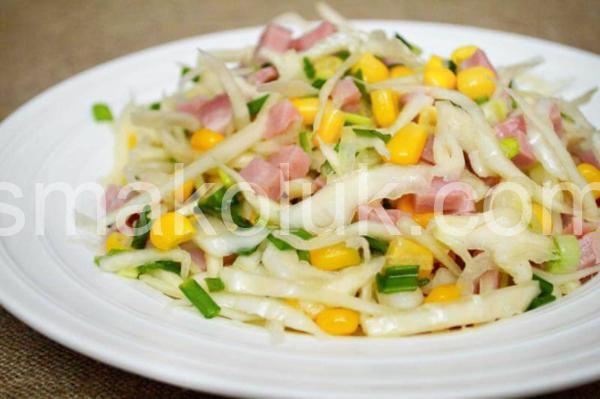 салат з капусти з шинкою та кукурудзою 8_салат з капусти з шинкою та кукурудзою