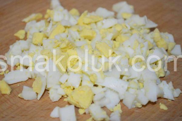 6_салат з грибами, шинкою та кукурудзою 