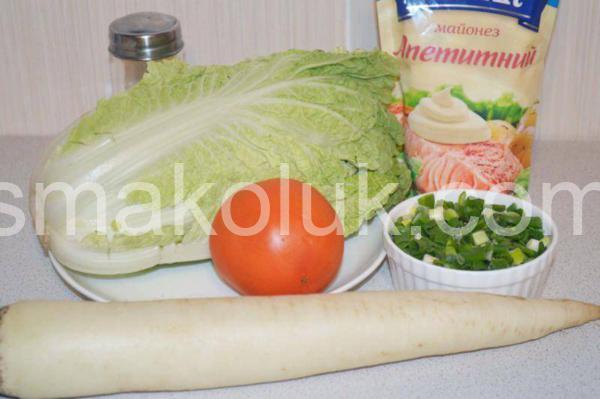 1_салат з капусти з редькою