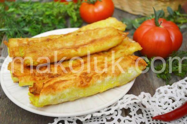 12_лаваш з сиром та яйцем на сковороді