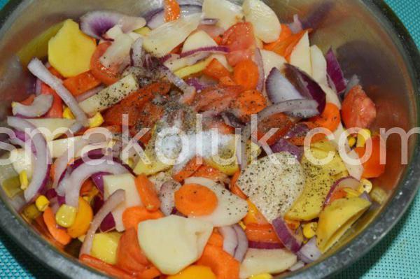 скумбрія з овочами в духовці 12_скумбрія з овочами в духовці