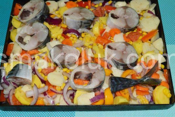 скумбрія з овочами в духовці 13_скумбрія з овочами в духовці
